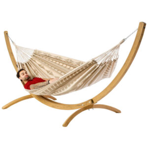 Hangmat Ibiza Beach met houten standaard 350