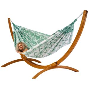 Hangmat Stars of Nirvana met houten standaard