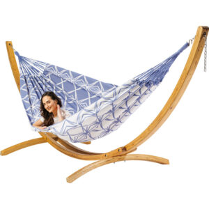 Hangmat Stars of Norland met houten standaard