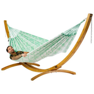 Hangmat Stars of Paradise met houten standaard