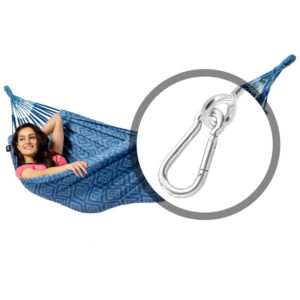 Hangmat Tones of Blueberry met bevestigingsset