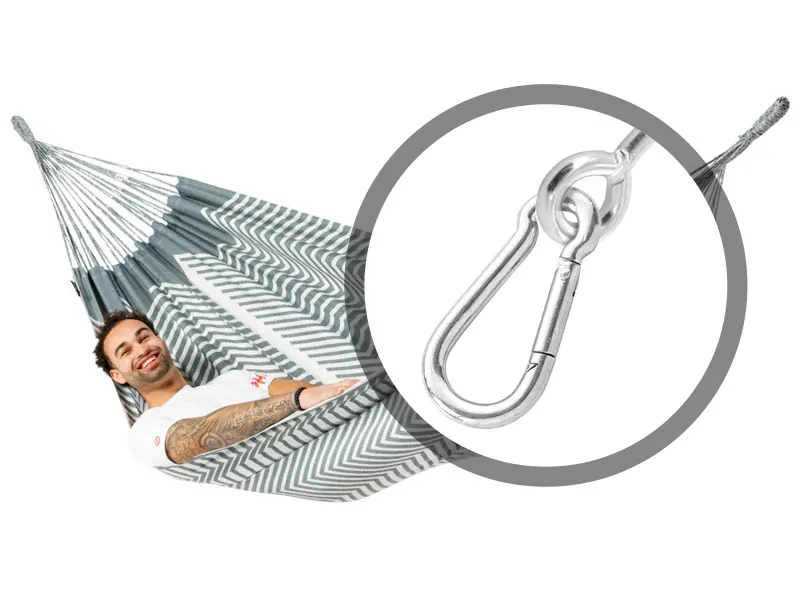 Hangmat met bevestigingsset