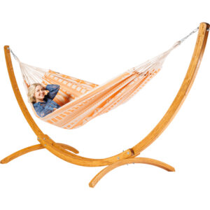 Hangmat Ibiza Boutique met houten standaard 350