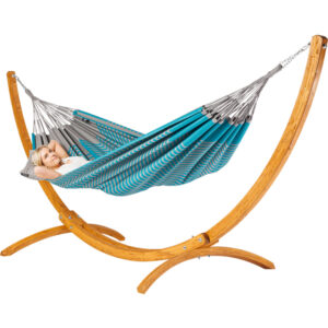 Hangmat Sounds of Greece met houten standaard