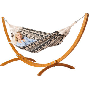 Hangmat Ibiza the Original met houten standaard 300